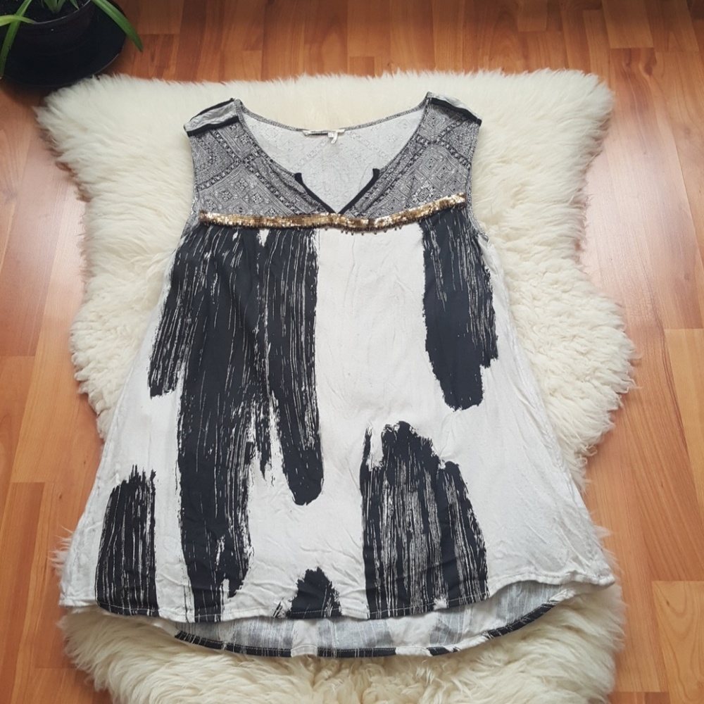 Ethnic Sequins Top